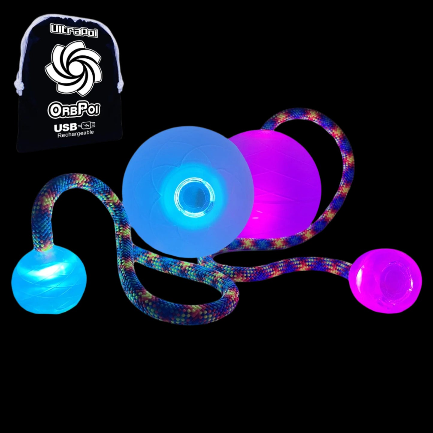 Customized OrbPoi LED Contact Poi