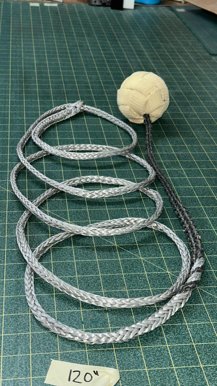 Rope dart, technora-dyneema leash