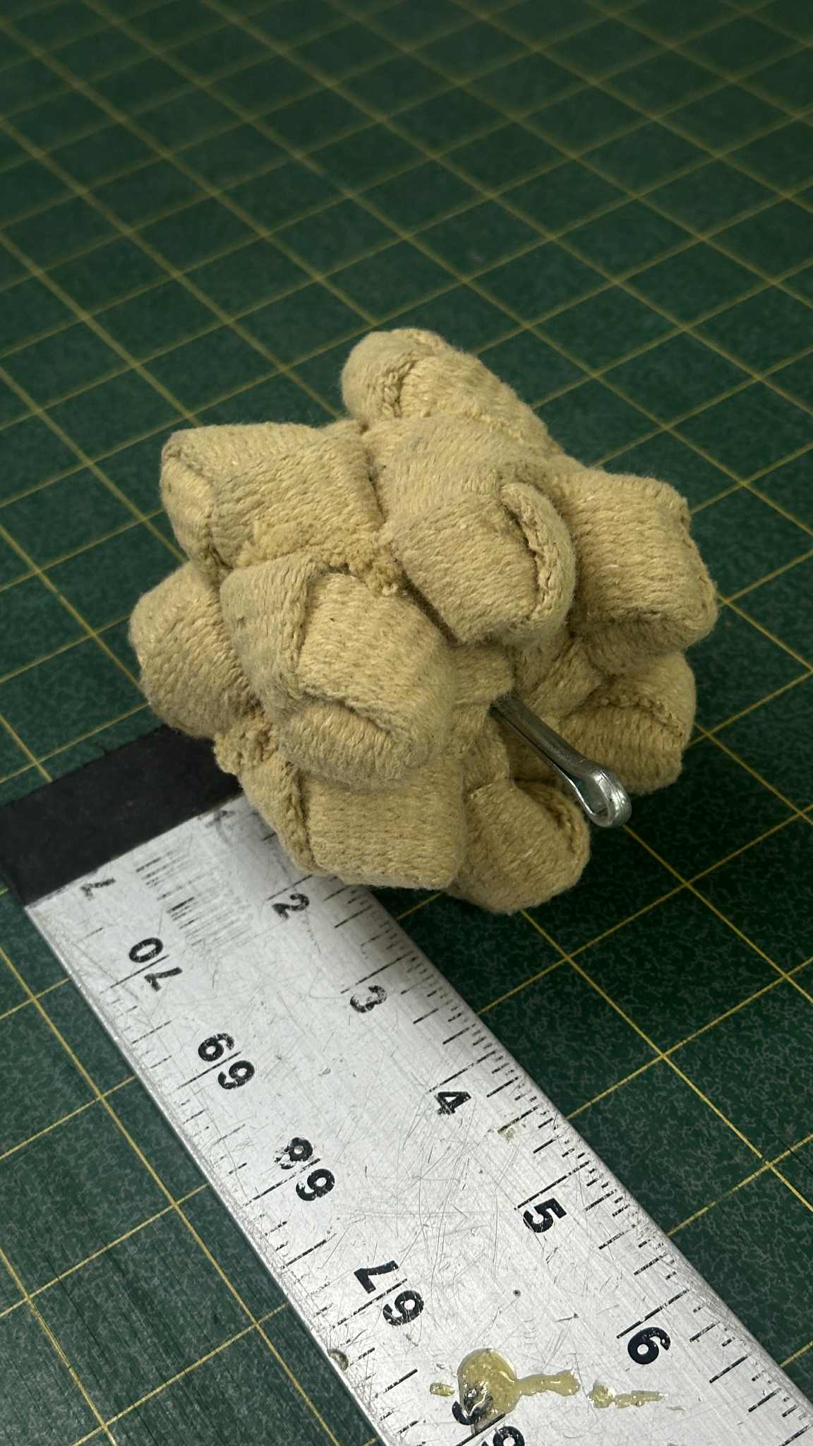 3" nebula knot for rope dart